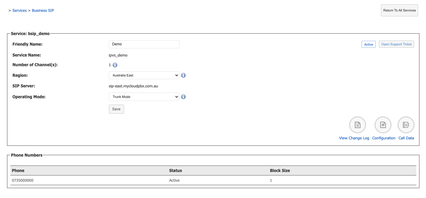 Business SIP Setup Overview