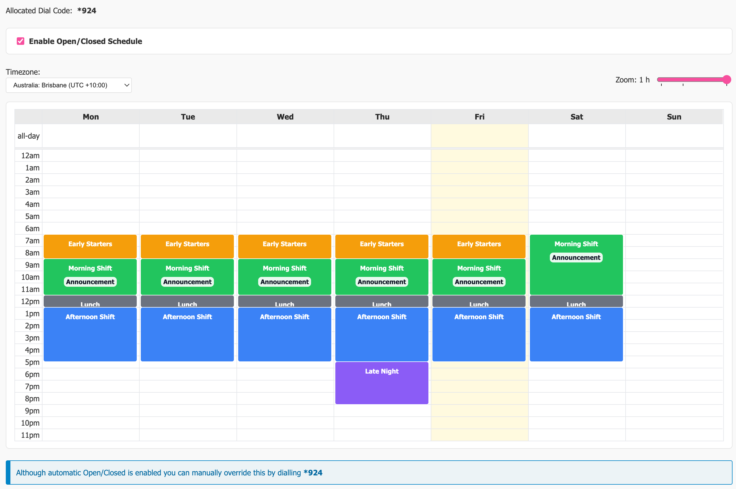 DayNight Screen Index Page