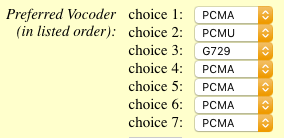 vocoder order