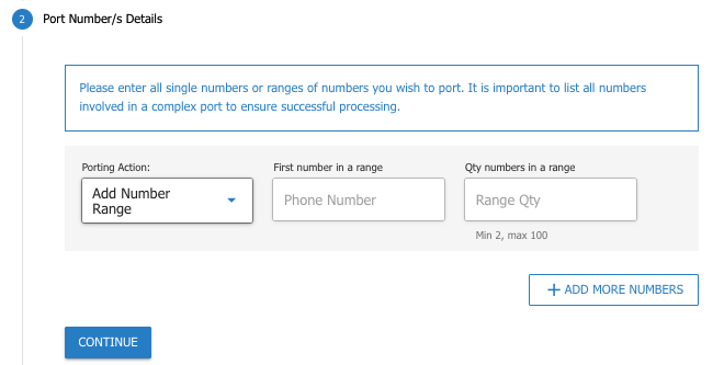 Port Number Details