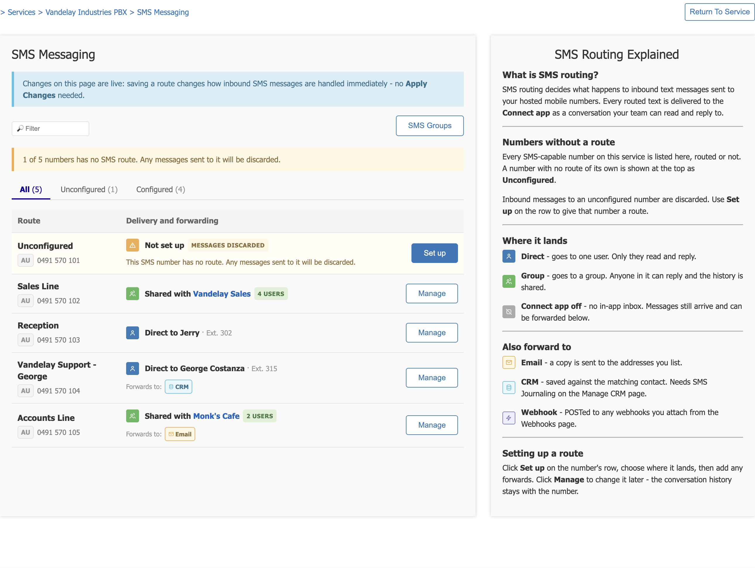 SMS Messaging